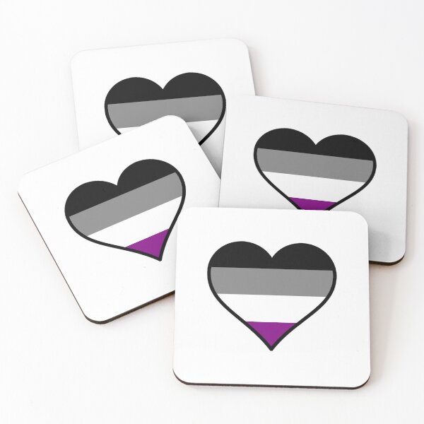 Item preview, Asexual Pride Heart designed and sold by Friend of Frogs.