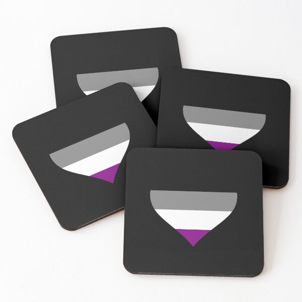 Item preview, Asexual Pride Heart designed and sold by Friend of Frogs.