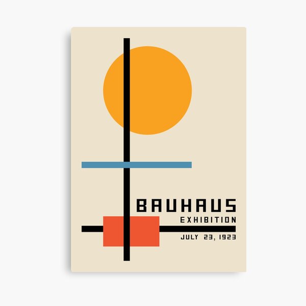 Item preview, Bauhaus homage Modern Gallery Abstract Colorful Minimalist Print designed and sold by AtelierDiKoko.