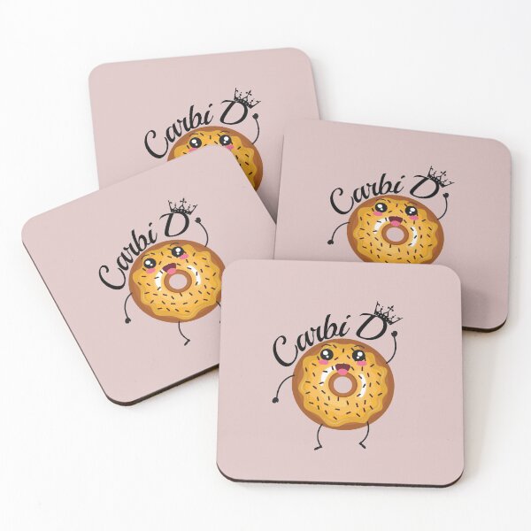 Item preview, Carbi-D Cute Kawaii Donut Carbs Queen-Funny Quotes designed and sold by Mary Maple.