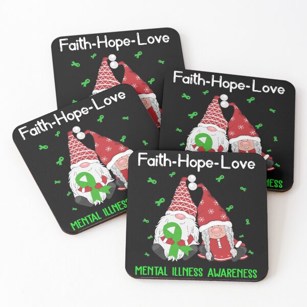 Item preview, Faith Hope Love Mental Illness Awareness designed and sold by Sabfit.