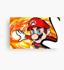 Mario | Fireball Canvas Print