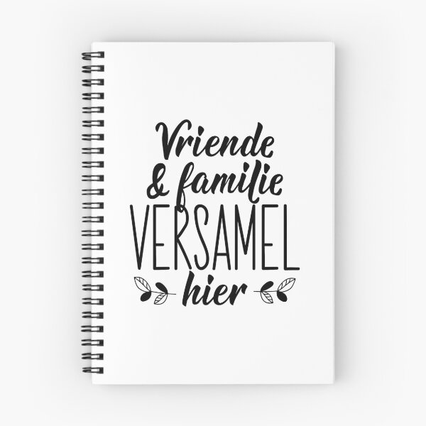 Item preview, Friends and family gather here - Afrikaans text. lettering.  designed and sold by pidzam4e.