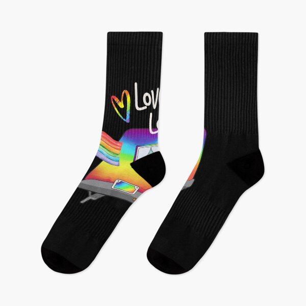 Item preview, Love Is Love Rainbow RV Camping LGBT Gay Lesbian Pride Camp designed and sold by Dressed For  Duty.