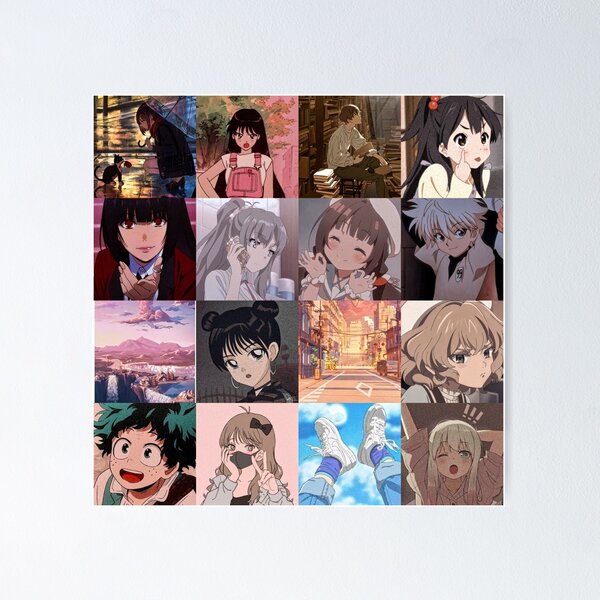 A Vibrant Journey: Transform Your Space with an Anime Poster Wall Collage