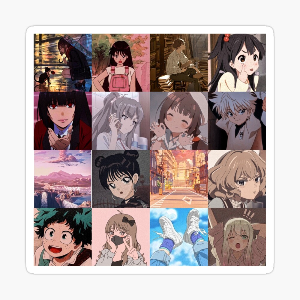100+] Anime Collage Wallpapers | Wallpapers.com
