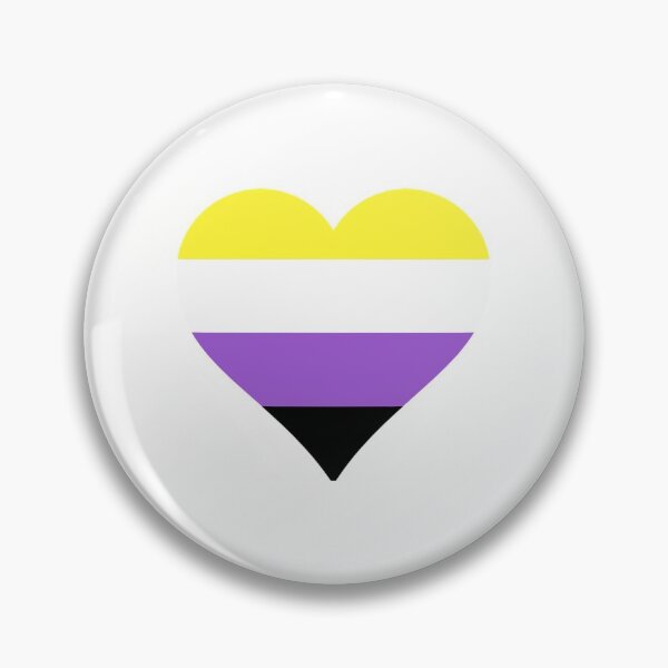 Item preview, Non-Binary Pride Heart designed and sold by Friend of Frogs.