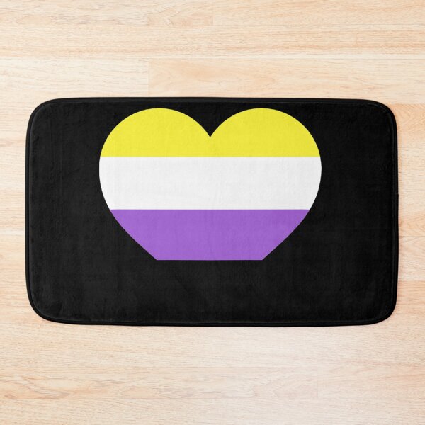 Item preview, Non-Binary Pride Heart designed and sold by Friend of Frogs.