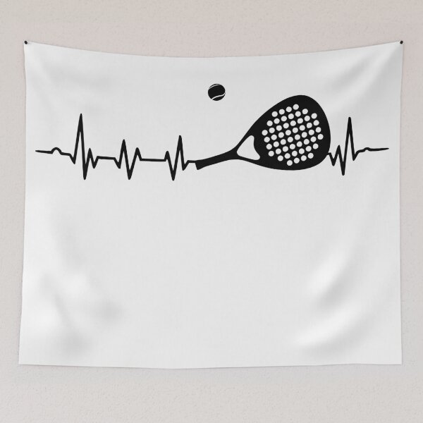 Item preview, Padel Heartbeat designed and sold by birdo-art.