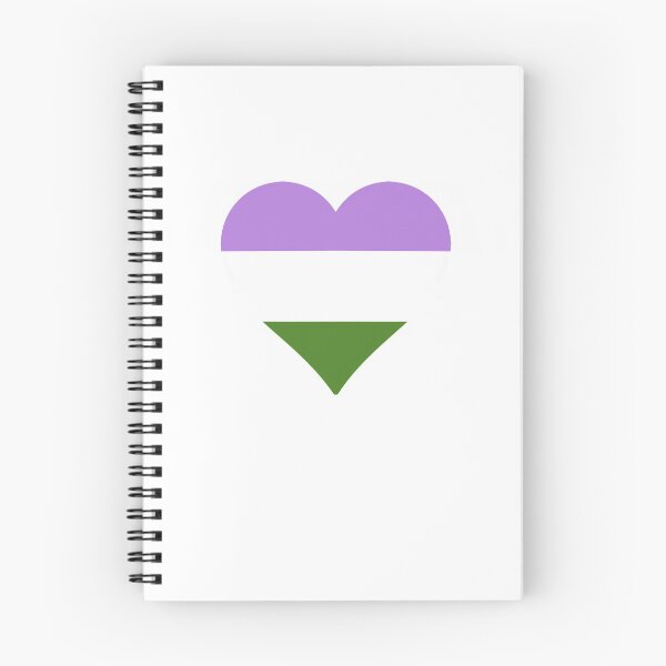 Item preview, Genderqueer Pride Heart designed and sold by Friend of Frogs.