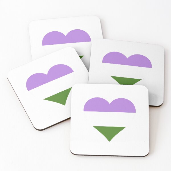 Item preview, Genderqueer Pride Heart designed and sold by Friend of Frogs.