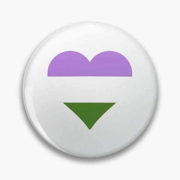 Item preview, Genderqueer Pride Heart designed and sold by Friend of Frogs.