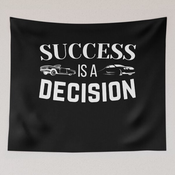 Item preview, Success is a Decision, Funny Car Quotes designed and sold by QuotableAttire.