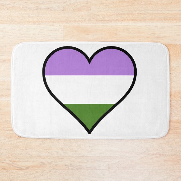 Item preview, Genderqueer Pride Heart designed and sold by Friend of Frogs.