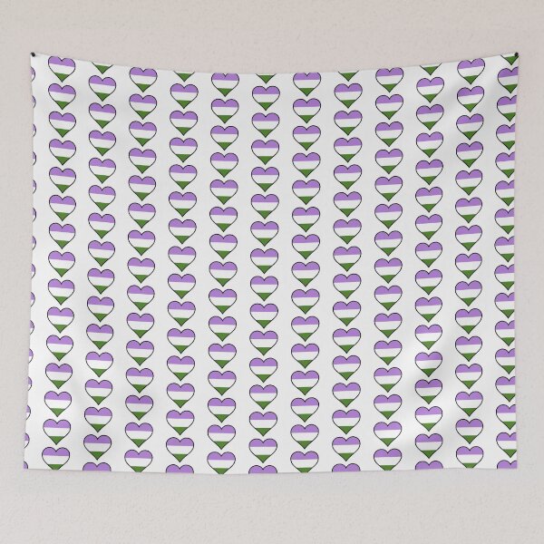 Item preview, Genderqueer Pride Heart designed and sold by Friend of Frogs.