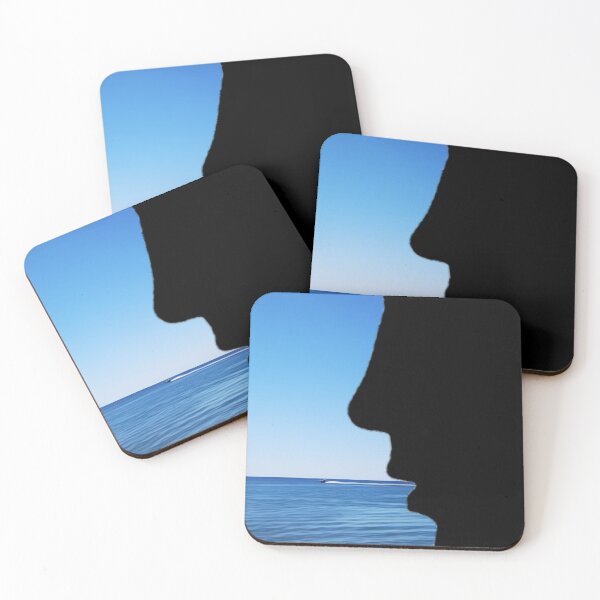 Item preview, The sea and me - photo collage in blue with profile designed and sold by kikidu21.