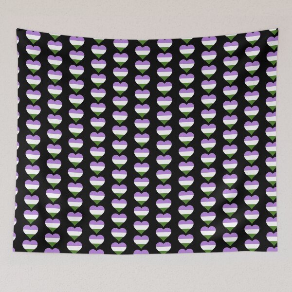Item preview, Genderqueer Pride Heart designed and sold by Friend of Frogs.