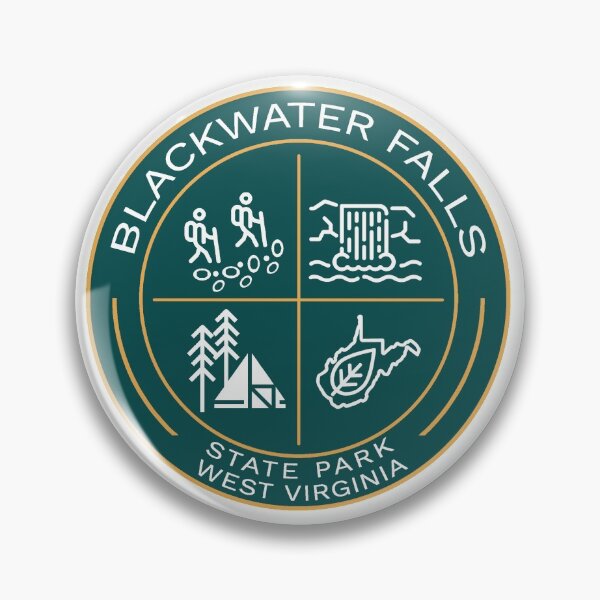 Item preview, Blackwater Falls State Park Heraldic Logo designed and sold by VanyaKar.