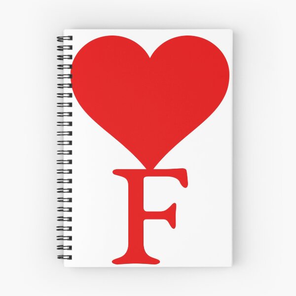 Item preview, Heart with letter initial F designed and sold by ronaldsonou.