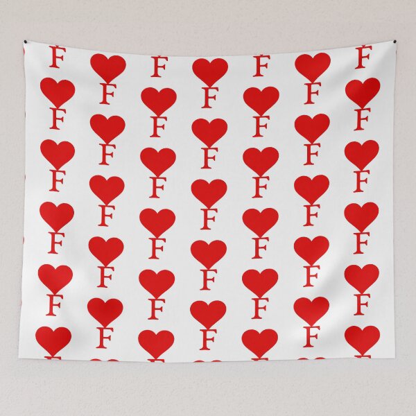 Item preview, Heart with letter initial F designed and sold by ronaldsonou.
