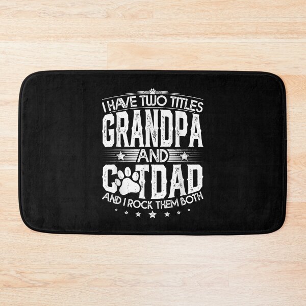 Item preview, I Have Two Titles Grandpa And Cat Dad Fathers Day Family Gift  designed and sold by sheilase.