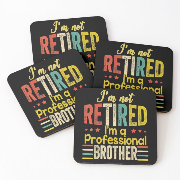 Item preview, Mens I'm Not Retired I'm A Professional Brother Vintage Gift  designed and sold by sheilase.