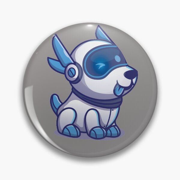 Item preview, Dog Robot with a wink tees designed and sold by bypeter.