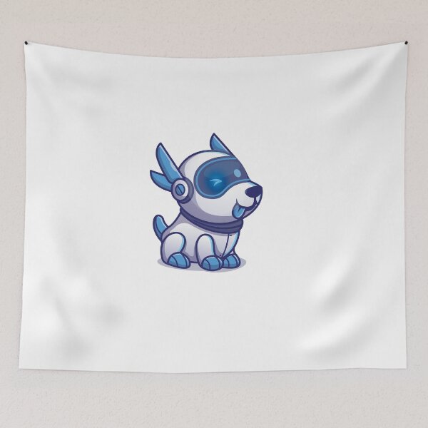 Item preview, Dog Robot with a wink tees designed and sold by bypeter.