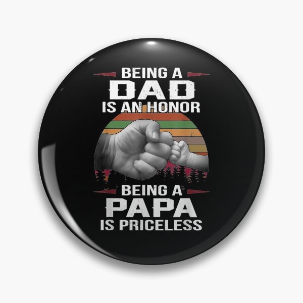 Item preview, Mens Being A Dad Is An Honor Being A Papa Is Priceless Retro Gift  designed and sold by sheilase.