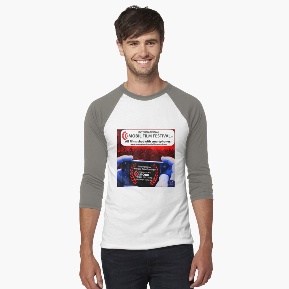 Item preview, Baseball ¾ Sleeve T-Shirt designed and sold by mobilefilmmaker.