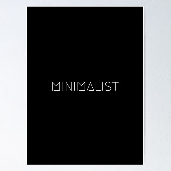 Item preview, Minimalista - Texto blanco designed and sold by somethingbyDave.