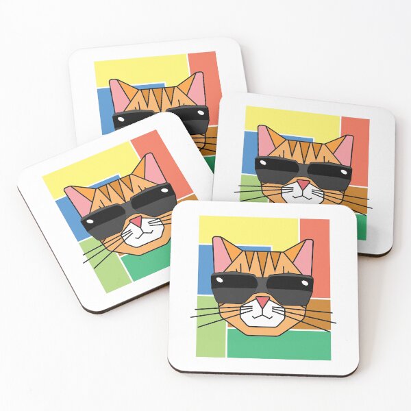 Item preview, Cat Wearing Sunglasses 2-2 designed and sold by emhoteb.