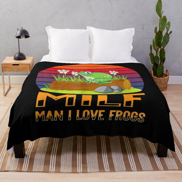 Item preview, Milf Man I Love Frogs Funny Frog Amphibian Gift  designed and sold by sheilase.