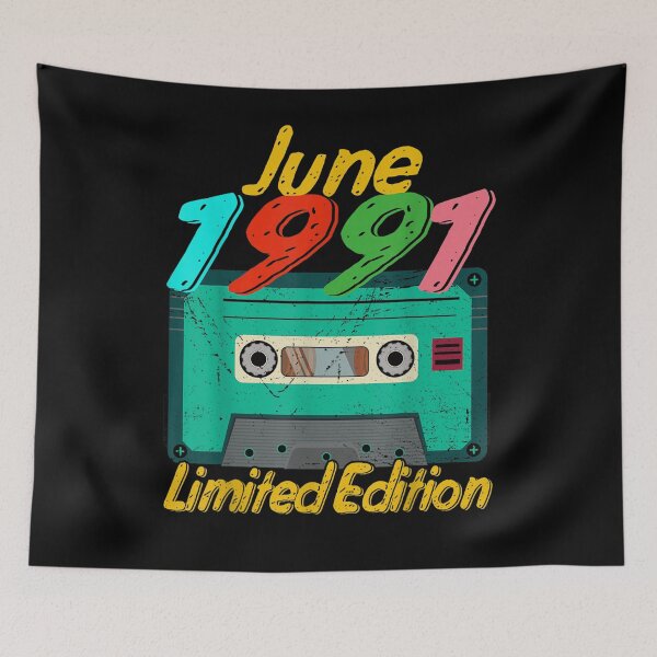 Artikelvorschau, Juni 1991 Vintage Kassette 30. Geburtstagsgeschenk entworfen und verkauft von sheilase.
