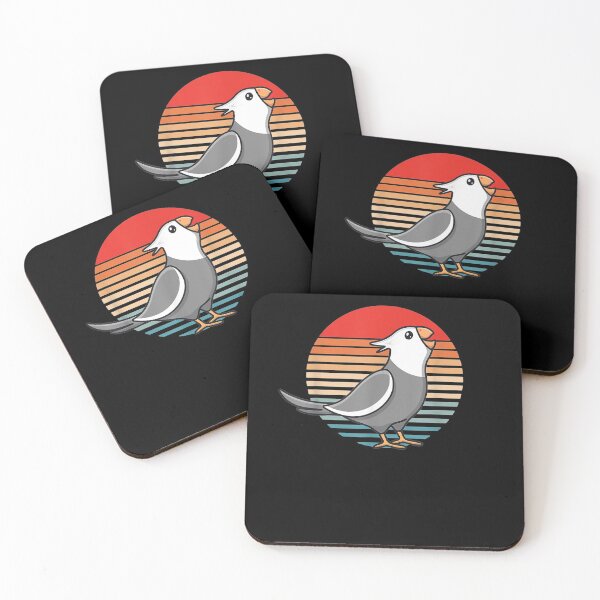 Item preview, White Face Cockatiel Retro Sunset Women Girls Parrot Birb Gift  designed and sold by sheilase.
