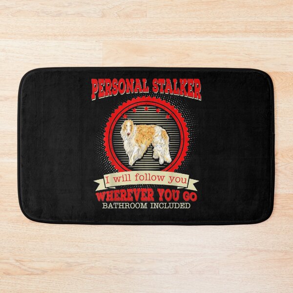 Item preview, Borzoi Personal Stalker I Will Follow You Funny Gift  designed and sold by sheilase.