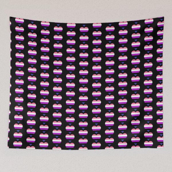 Item preview, Gender Fluid Pride Heart designed and sold by Friend of Frogs.