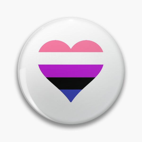 Item preview, Gender Fluid Pride Heart designed and sold by Friend of Frogs.