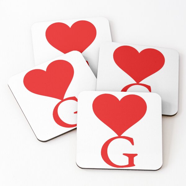 Item preview, Heart with letter initial G designed and sold by ronaldsonou.