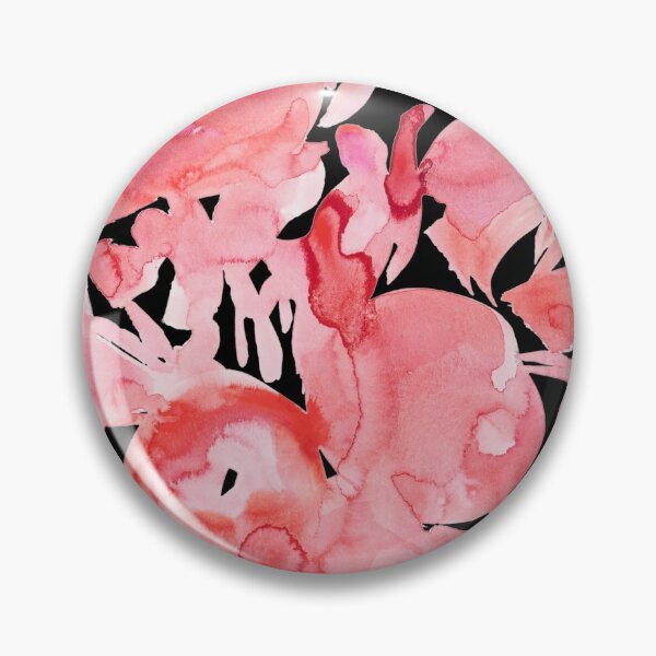 Item preview, Abstract watercolor painting -  red blooms designed and sold by Ilze Lucero.