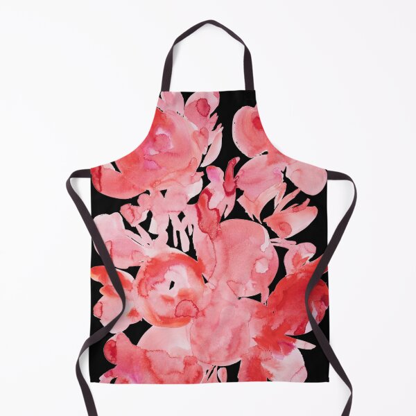 Item preview, Abstract watercolor painting -  red blooms designed and sold by Ilze Lucero.