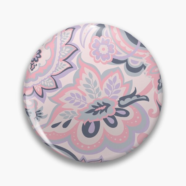 Item preview, Retro Floral Lilac Boteh designed and sold by lolabekstudio.