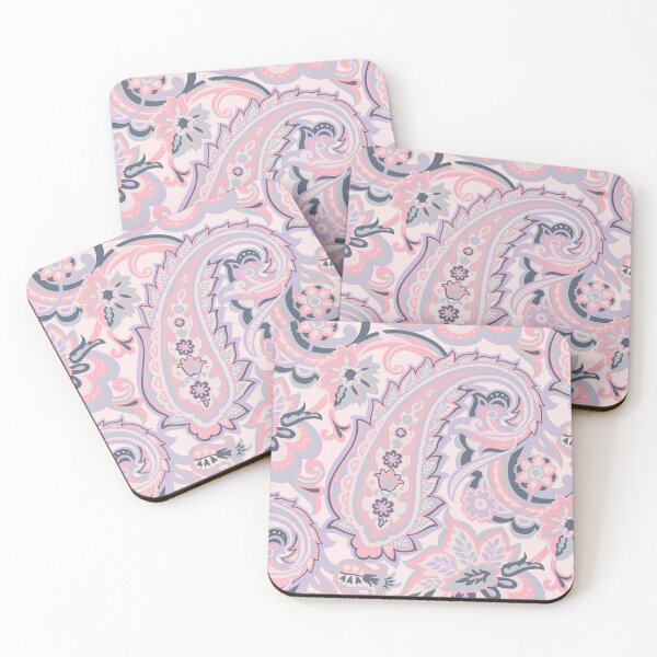 Item preview, Retro Floral Lilac Boteh designed and sold by lolabekstudio.