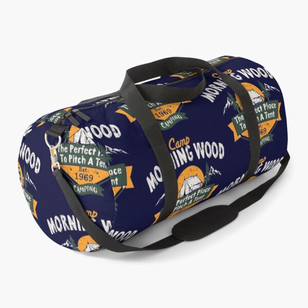 Item preview, Camp Morning Wood Camping The Perfect Place to Pitch A Tent designed and sold by Alema Art.