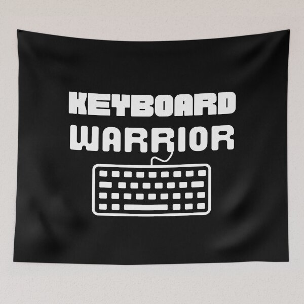 Item preview, Keyboard Warrior, Funny Gaming Quotes designed and sold by QuotableAttire.