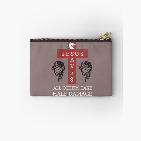 Item preview, Jesus Saves All Others Take Half Damage | Funny Dungeons n Dragons  designed and sold by NoirOwned.