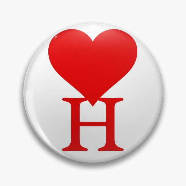 Item preview, Heart with letter initial H designed and sold by ronaldsonou.