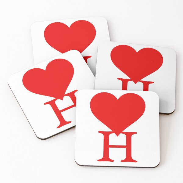Item preview, Heart with letter initial H designed and sold by ronaldsonou.