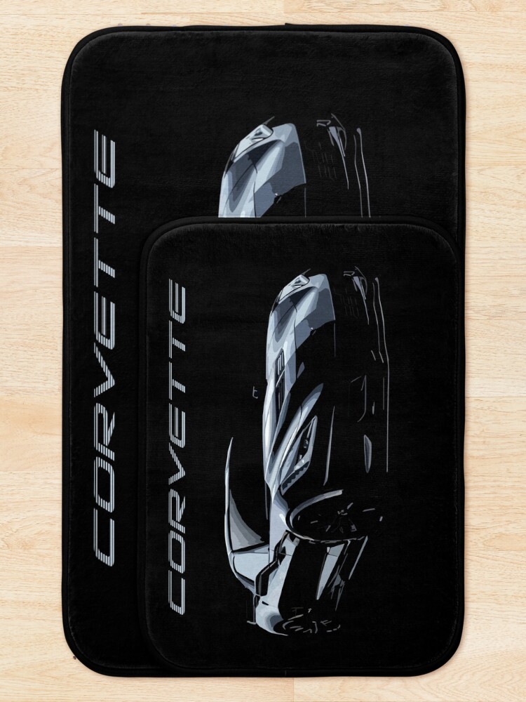 Alternate view of Corvette C7 Black Bath Mat