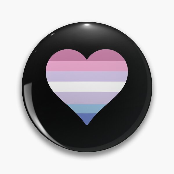 Item preview, Bigender Pride Heart designed and sold by Friend of Frogs.